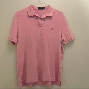 Polo Ralph Lauren Men’s Pink Short Sleeve Classic Fit Polo Shirt Size L